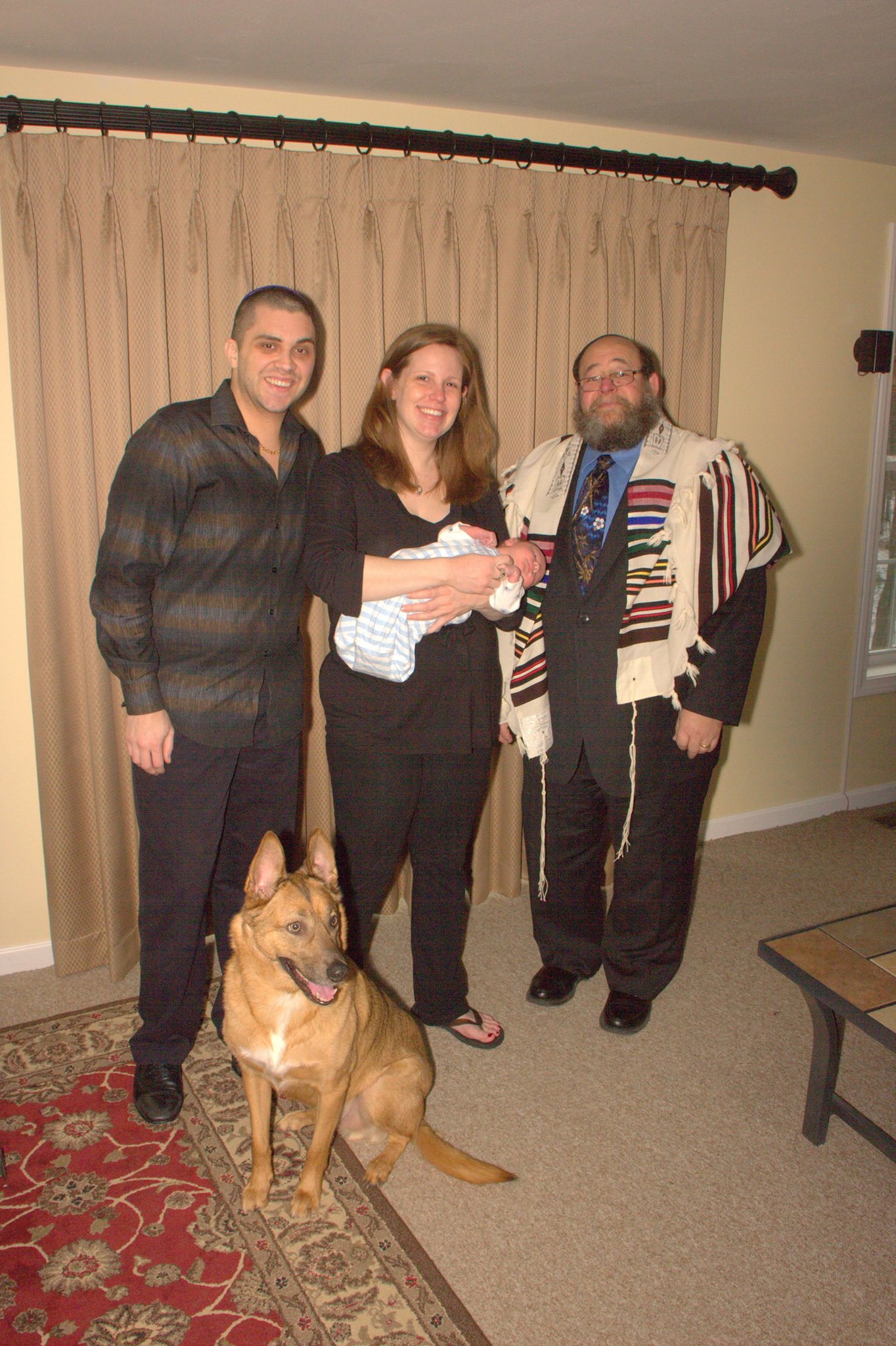 baby naming with Rabbi Winer