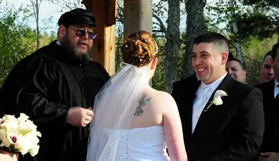 outdoor wedding ceremony