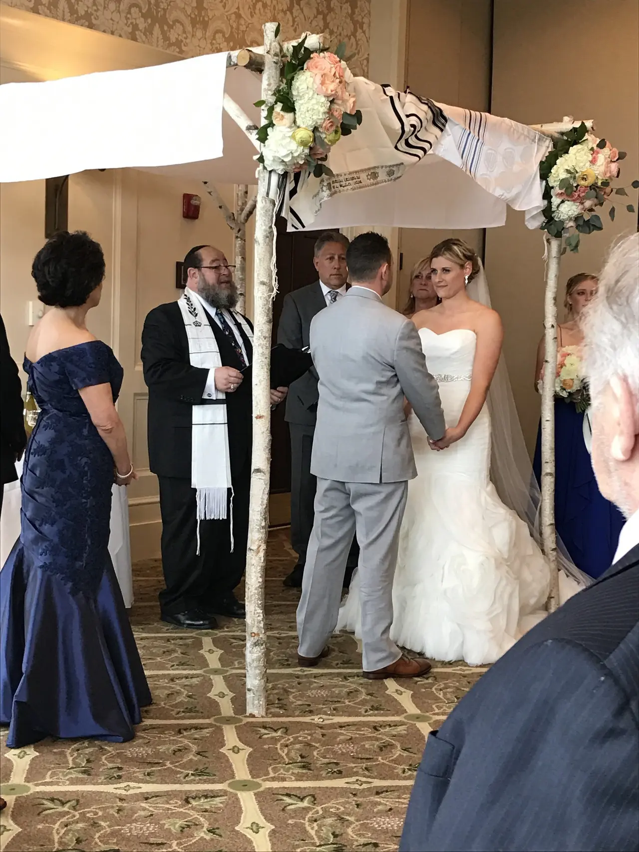 couple under chuppah
